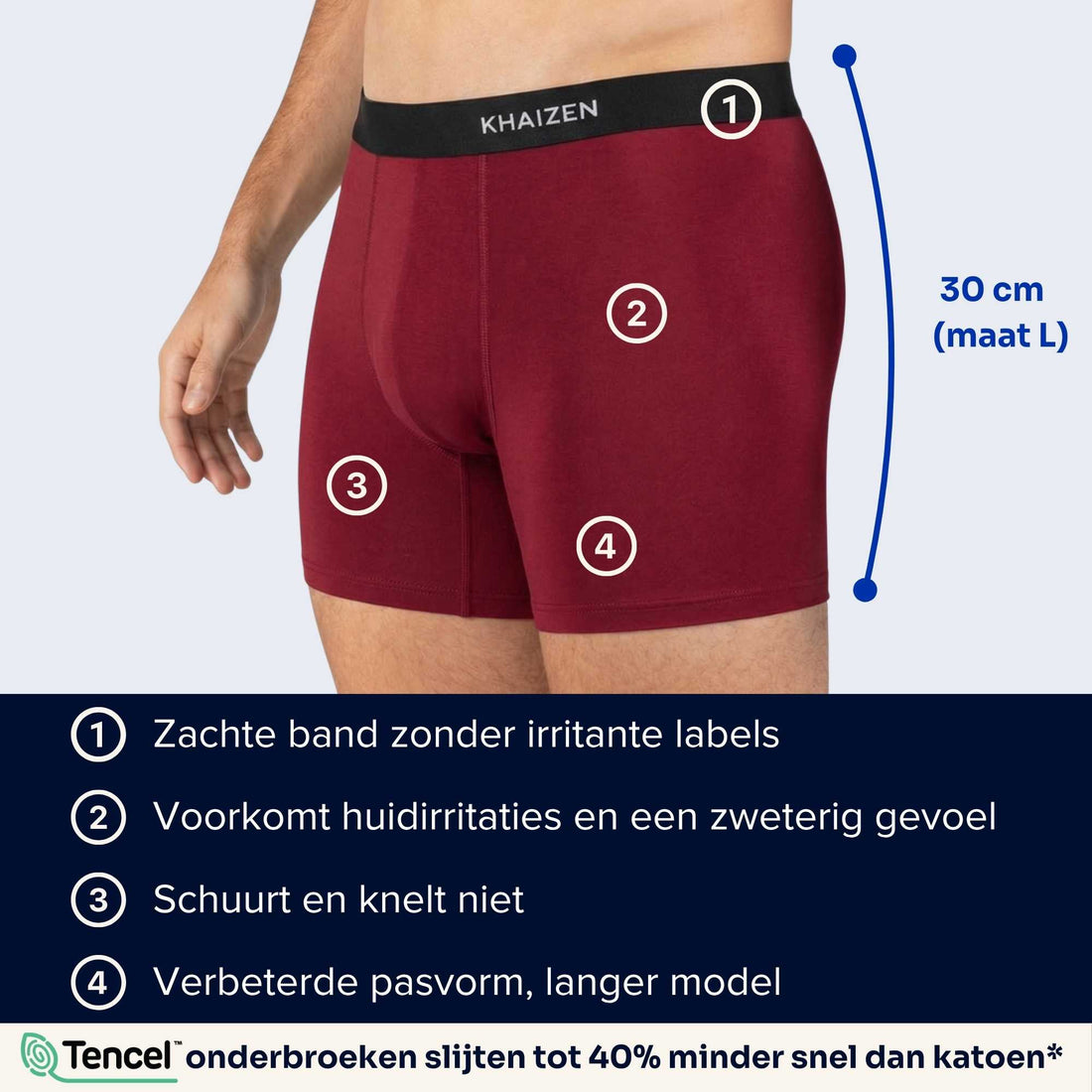 Comfort Boxershorts 2.0 TENCEL™ 9-Pack - Kleuren Mix